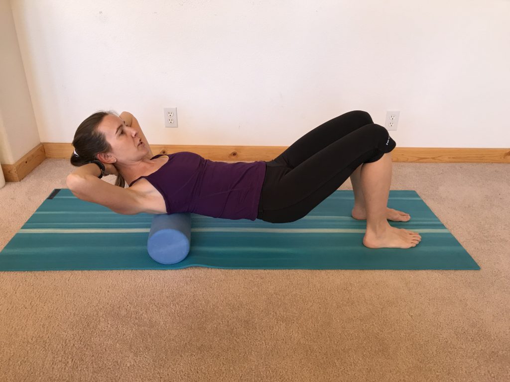 foam rolling for thoracic mobilization