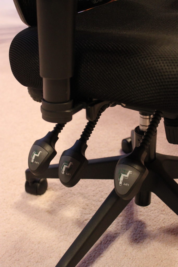work from home ergonomics for runners showing a chair